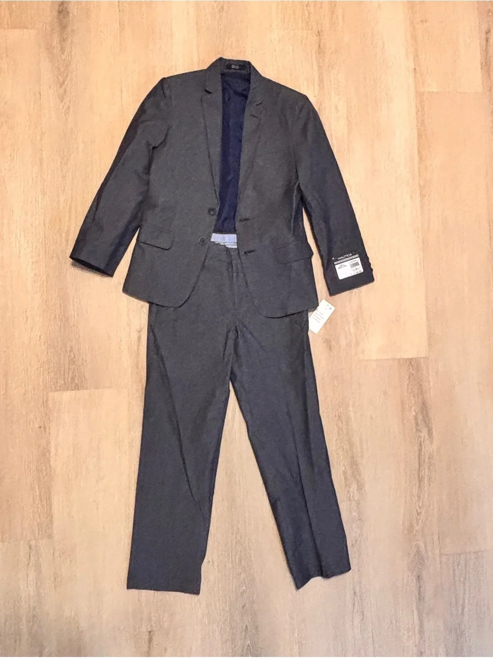 Nautica Boy’s BlueTwo-Piece Suit - Modern Fit
